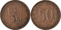 World Coins - Coin, Czechoslovakia, 50 Haleru, 1965