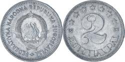 World Coins - Coin, Yugoslavia, 2 Dinara, 1953, , Aluminum, KM:31