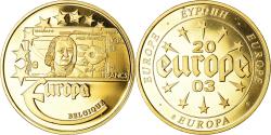 World Coins - Germany, Token, 2003, europa Belgique, , Gold plated copper