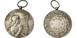 World Coins - Algeria, Medal, La Musique, Bône, 1926, , Silvered bronze