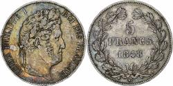 World Coins - France, Louis-Philippe, 5 Francs, 1848, Paris, Silver, , Gadoury:678a