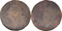 World Coins - Coin, France, 2 sols françois, 2 Sols, , Bronze, KM:603, Gadoury:25