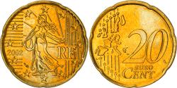 World Coins - France, 20 Euro Cent, 2002, Paris, , Brass, KM:1286