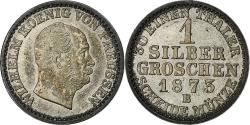 World Coins - German States, PRUSSIA, Wilhelm I, Groschen, 1873, Breslau, Silver,