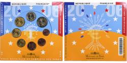 World Coins - France, Coffret 1c. à 2€, BU, 2006, MDP,