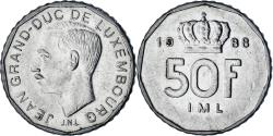 World Coins - Luxembourg, 50 Francs, 1988