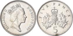 World Coins - Coin, Great Britain, 5 Pence, 1989