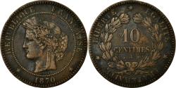 World Coins - Coin, France, Cérès, 10 Centimes, 1870, Paris, , Bronze, KM:815.1