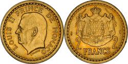 World Coins - Coin, Monaco, 2 Francs, 1943, Paris, , Cupro-Aluminium, Gadoury:134