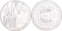 World Coins - France, 10 Euro, Le Petit Prince en montgolfière, 2016, , Silver
