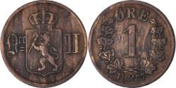 World Coins - Coin, Norway, Oscar II, Ore, 1877, , Bronze, KM:352