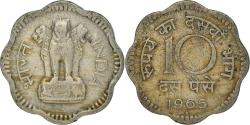 World Coins - Coin, INDIA-REPUBLIC, 10 Paise, 1965, , Copper-nickel, KM:25