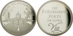 World Coins - France, Medal, Les événements forts de votre vie, Premier vol du Concorde