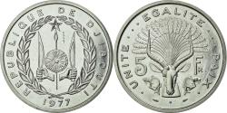 World Coins - Coin, Djibouti, 5 Francs, 1977, , Aluminium, KM:E3