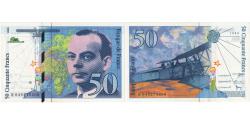 World Coins - France, 50 Francs, St Exupéry, 1999, R049273208, UNC(65-70), Fayette:73.5