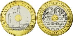 World Coins - Coin, France, Jeux Méditerranéens, 20 Francs, 1993, Paris, ESSAI,