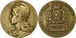 World Coins - France, Medal, Ville de Nevers, Dénombrement, 1906, Bronze, Rasumny,