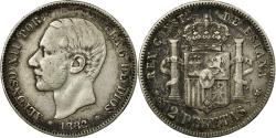 World Coins - Coin, Spain, Alfonso XII, 2 Pesetas, 1882, Madrid, , Silver, KM:678.2