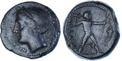 Ancient Coins - Coin, Bruttium, Æ, ca. 216-214 BC, , Bronze, SNG-Cop:1681
