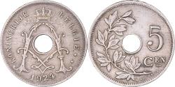 World Coins - Coin, Belgium, 5 Centimes, 1924, , Copper-nickel, KM:67