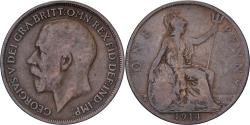World Coins - Great Britain, George V, Penny, 1914, Bronze, , KM:810