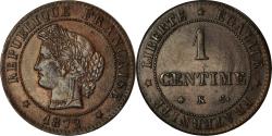 World Coins - Coin, France, Cérès, Centime, 1872, Bordeaux, , Bronze, KM:826.2