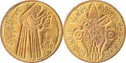 World Coins - Coin, VATICAN CITY, Paul VI, 20 Lire, 1975, , Aluminum-Bronze, KM:128
