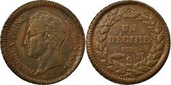 World Coins - Coin, Monaco, Honore V, Decime, 1838, Monaco, , Copper, KM:97.1