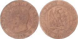 World Coins - Coin, France, Napoleon III, 5 Centimes, 1855, Lille, Chien / Dog,