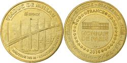 World Coins - France, Tourist token, Viaduc de Millau, 2014, MDP, Copper-nickel Aluminium