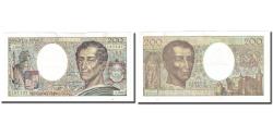 World Coins - France, 200 Francs, Montesquieu, 1990, AU(55-58), Fayette:70.10b, KM:155d