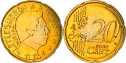 World Coins - Luxembourg, 20 Euro Cent, 2007, Utrecht, , Brass, KM:90
