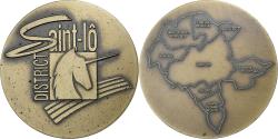 World Coins - France, Medal, District de Saint-Lô, Bronze, Pichard,