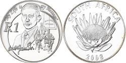 World Coins - South Africa, Rand, Mahatma Gandhi, 2008, Proof, Silver,