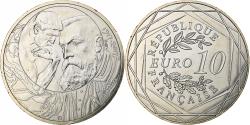 World Coins - France, 10 Euro, Auguste Rodin, 2017, Pessac, Silver,