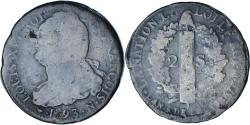 World Coins - Coin, France, Louis XVI, 2 sols françois, 2 Sols, 1793, Nantes,