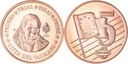 World Coins - Vatican, 5 Euro Cent, 2008, unofficial private coin, , Copper Plated Steel