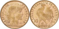 World Coins - France, 10 Francs, Marianne, 1907, Paris, Gold, , Gadoury:1017, KM:846