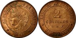 World Coins - Coin, France, Cérès, 2 Centimes, 1883, Paris, , Bronze, KM:827.1