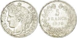 World Coins - Coin, France, Cérès, 5 Francs, 1870, Bordeaux, , Silver, KM:818.2