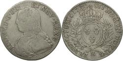 World Coins - Coin, France, Louis XV, 1/2 Écu aux branches d'olivier, 1/2 ECU, 44 Sols, 1730