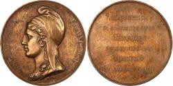 World Coins - France, Medal, Les rois de France, République, 1834, Bronze, Caqué,