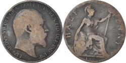 World Coins - Coin, Great Britain, 1/2 Penny, 1902