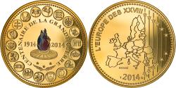 World Coins - France, Medal, L'Europe des XXVIII, Centenaire de la Grande Guerre, Politics