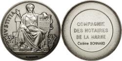 World Coins - France, Medal, French Fifth Republic, Politics, Society, War, Borrel,