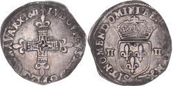 World Coins - Coin, France, Louis XIII, 1/4 Ecu à la croix fleurdelisée, 1611, Bayonne