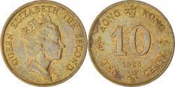 World Coins - Coin, Hong Kong, 10 Cents, 1985