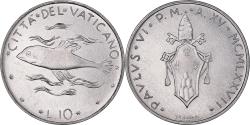 World Coins - Coin, VATICAN CITY, Paul VI, 10 Lire, 1977, Roma, , Aluminum, KM:119