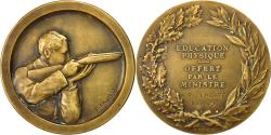 World Coins - France, Medal, Education Physique, Offert par le Ministre Lemaire, 1940