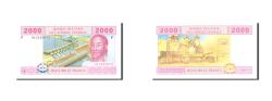 World Coins - Banknote, Central African States, 2000 Francs, 2002, Undated, KM:508F